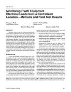 AC-02-12-4 — Monitoring HVAC Equipment Electrical Loads from a Centralized LocationÃ¢Â€Â”Methods and Field Test Results