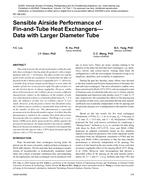 NY-08-043 — Sensible Airside Performance of Fin-and-Tube Heat Exchangers–Data with Larger Diameter Tub