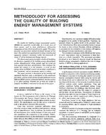 NO-94-23-3 — Methodology for Assessing the Quality of Building Energy Management Systems
