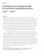 DA-88-25-5 — Economics of Ice Storage Systems in a University Engineering Building