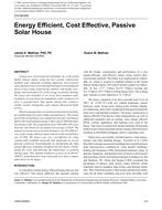 CH-09-045 — Energy Efficient, Cost Effective, Passive Solar House
