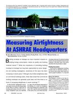 Measuring Airtightness at ASHRAE Headquarters