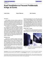 TO-98-17-4 — Roof Ventilation to Prevent Problematic Icings at Eaves
