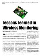 Lessons Learned in Wireless Monitoring