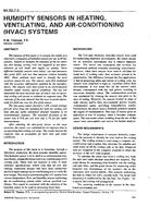 BA-92-07-3 — Humidity Sensors in Heating, Ventilating and Air Conditioning (HVAC) Systems