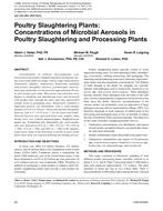 QC-06-060 (RP-834) – Poultry Slaughtering Plants: Concentrations of Microbial Aerosols in Poultry Slaughtering and Processing Plants
