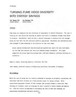 NT-87-18-3 — Turning Fume Hood Diversity into Energy Savings