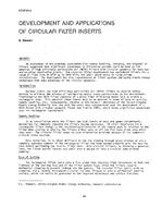 NT-87-01-4 — Development and Applications of Circular Filter Inserts