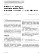 LO-09-086 — A Method for Modifying Ventilation Airflow Rates to Achieve Equivalent Occupant Exposure