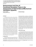 LB-07-016 — Enhancement and Use of Combined Simulation Tools in the Assessment of Hybrid Natural/Mechanical Ventilation Systems