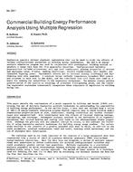 2911 — Commercial Building Energy Performance Analysis Using Multiple Regression