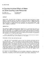 2900 (RP-359) — A Counter-Intuitive Effect of Mass on Zone cooling Load Response