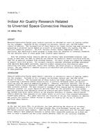 HI-85-06-1 — Indoor Air Quality Research Related to Unvented Space Convective Heaters