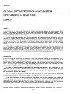 DA-88-23-1 — Global Optimization of HVAC System Operations in Real Time