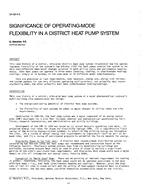 DA-88-04-3 — Significance of Operating-Mode Flexibility in a District Heat Pump System