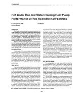 CH-89-18-2 — Hot Water Use and Water-Heating Heat Pump Performance at Two Recreational Facilities
