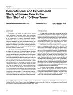 AC-02-08-4 — Computational and Experimental Study of Smoke Flow in the Stair Shaft of a 10-Story Tower