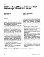 4515 — Base Loads (Lighting, Appliances, DHW) and the High Performance House