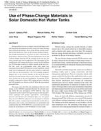 CH-06-06-1 – Use of Phase-Change Materials in Solar Domestic Hot Water Tanks