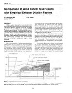 VA-89-10-4 — Comparison of Wind Tunnel Test Results with Empirical Exhaust Dilution Factors