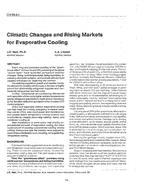 CH-89-08-1 — Climatic Changes and Rising Markets for Evaporative Cooling
