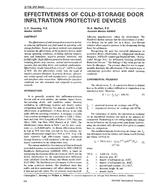 3726 (RP-645) — Effectiveness of Cold-Storage Door Infiltration Protective Devices