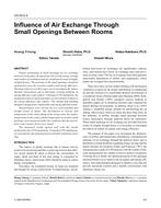 CH-03-02-2 — Influence of Air Exchange Through Small Openings Between Rooms