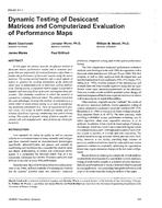 PH-97-11-1 — Dynamic Testing of Desiccant Matrices and Computerised Evaluation of Performance Maps