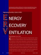 Improving Humidity Control with Energy Recovery Ventilation