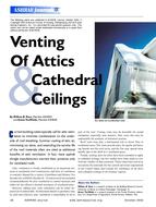 Venting Of Attics  & Cathedral Ceilings