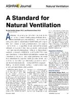A Standard for Natural Ventilation