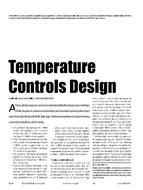 Temperature Controls Design