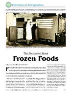 Frozen Foods: The Formative Years