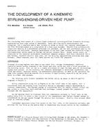 NT-87-03-4 — The Development of a Kinematic Stirling-Engine Driven Heat Pump