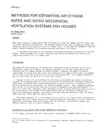 NT-87-27-2 — Methods for Estimating Air Change Rates and Sizing Mechanical Ventilation Systems for Houses