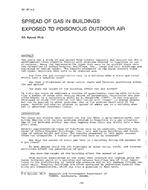 NY-87-14-5 — Spread of Gas in Buildings Exposed to Poisonous Outdoor Air