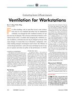 Ventilation for Workstations: Evaluating Seven Diffuser Layouts
