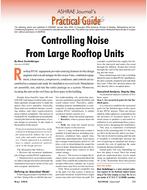 Practical Guide: Controlling Noise From Large Rooftop Units