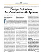 Design Guidelines For Combustion Air Systems