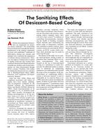 The Sanitizing Effects of Desiccant-Based Cooling
