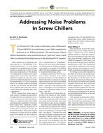 Addressing Noise Problems in Screw Chillers