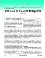 Practical Guide: Who Should Be Responsible for Legionella