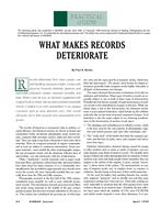Practical Guide: What Makes Records Deteriorate