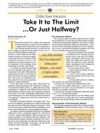 Take It to the Limit …or Just Halfway?