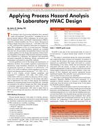 Applying Process Hazard Analysis to Laboratory HVAC Design