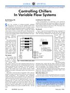 Controlling Chillers in Variable Flow Systems