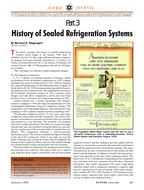History of Sealed Refrigerant Systems, Part 3