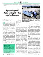 Operating and Maintaining Rooftop Air Conditioners