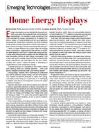 Emerging Technologies: Home Energy Displays