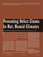 Preventing Defect Claims in Hot, Humid Climates